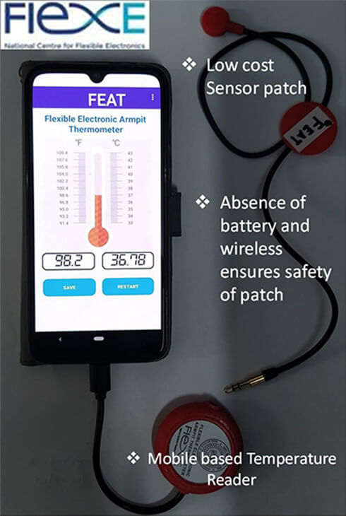 Flexible Electronic Axillary Thermometer